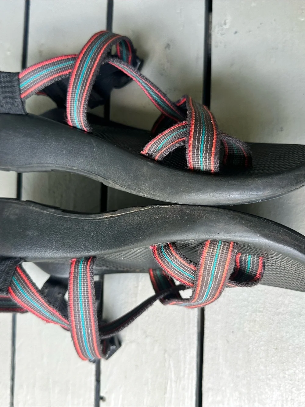 CHACO Z/2 Yampa Multicolored Straps Toe loop Sandal  - Men's 10